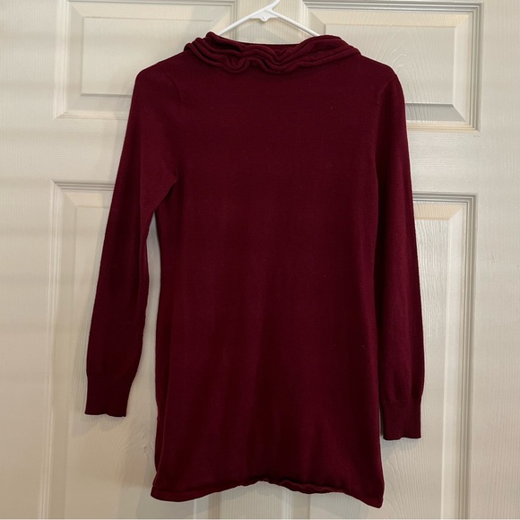 NEW YORK & CO ruffle trim sweater - Picture 6 of 7